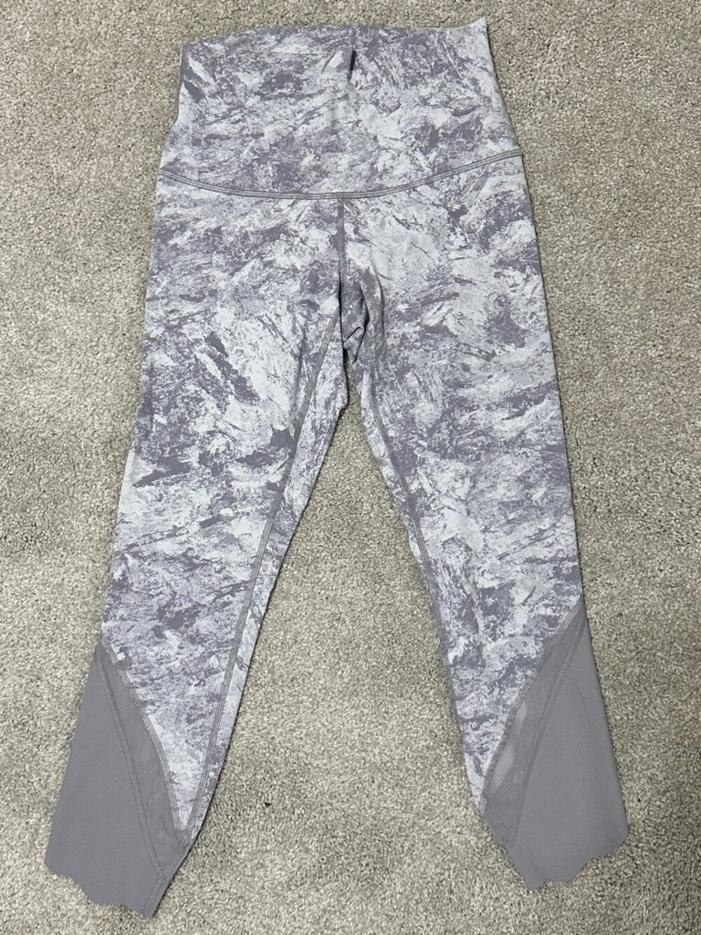 Lululemon Wunder Under Crop High-Rise *Roll Down Scallop Luxtreme 23"